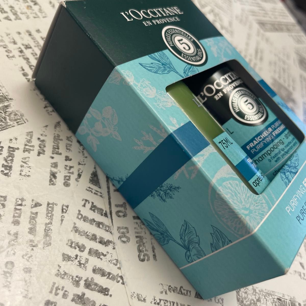 【ロクシタン(L'OCCITANE) 】ファイブハーブス ピュアフレッシュネス シャンプー&コンディショナー 75ml