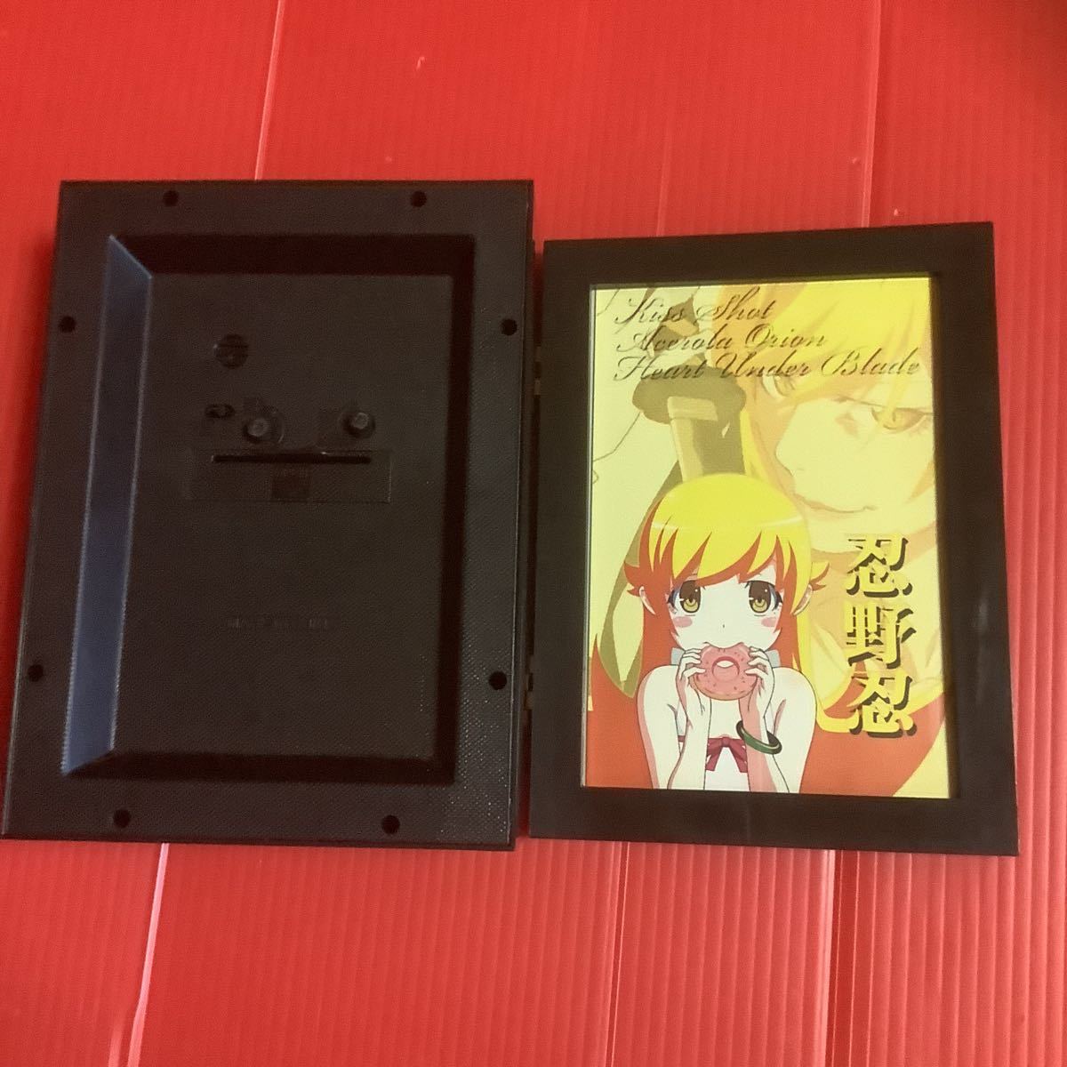  Bakemonogatari ... put clock folding in half mirror attaching *size: approximately H18.5×W13.5*(... hour. thickness )6.(... hour. thickness )5. goods rare goods prize 