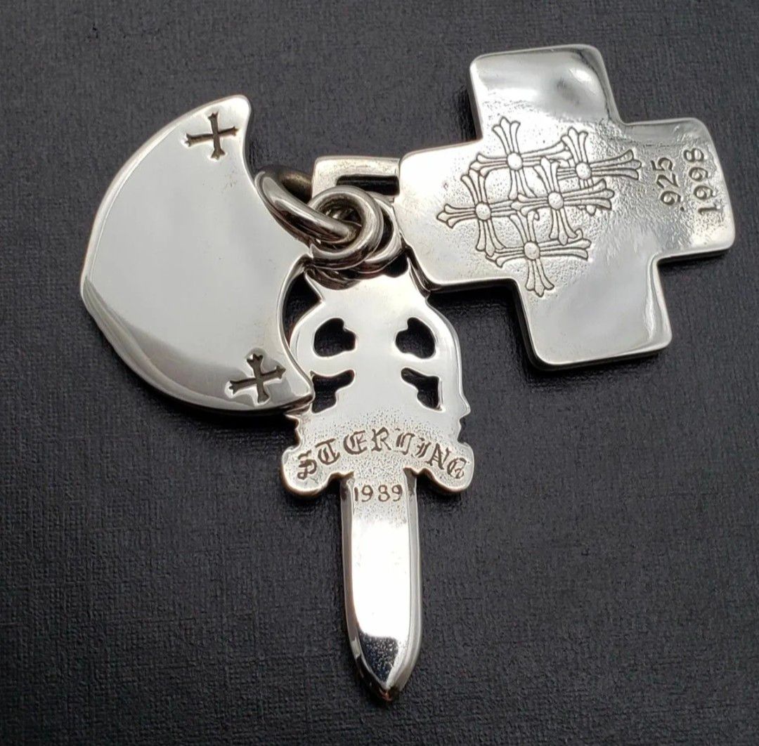 極 【究極品質&silver925】 スリートリンケッツ ペンダント 新品 極 【究極品質&silver925】 スリートリンケッツ ペンダント 新品
