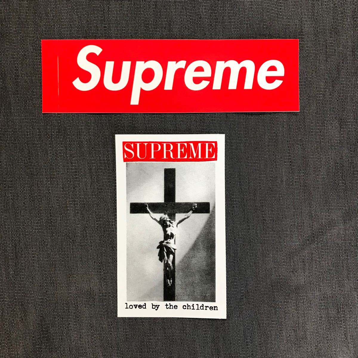Supreme シュプリーム ステッカー 2枚セット ボックスロゴ Supreme シュプリーム ステッカー 2枚セット ボックスロゴ