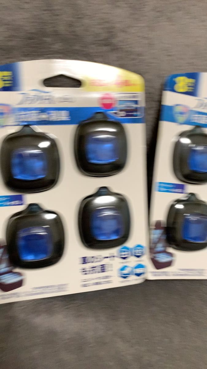 2点ファブリーズ車 車用お徳用4個「ダイヤルで調食NEW!抗菌+消臭新品未使用未開封