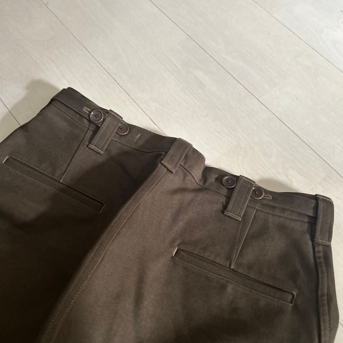 美品 A.PRESSE Motorcycle Trousers カーキ 美品 A PRESSE Motorcycle Trousers カーキ|Yahoo!フリマ(旧