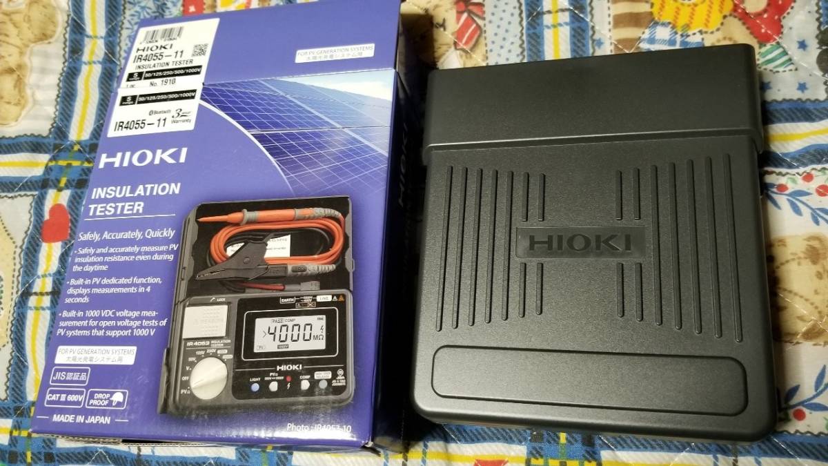 HIOKI IR4055-11デジタル絶縁抵抗計 校正・書類付 5