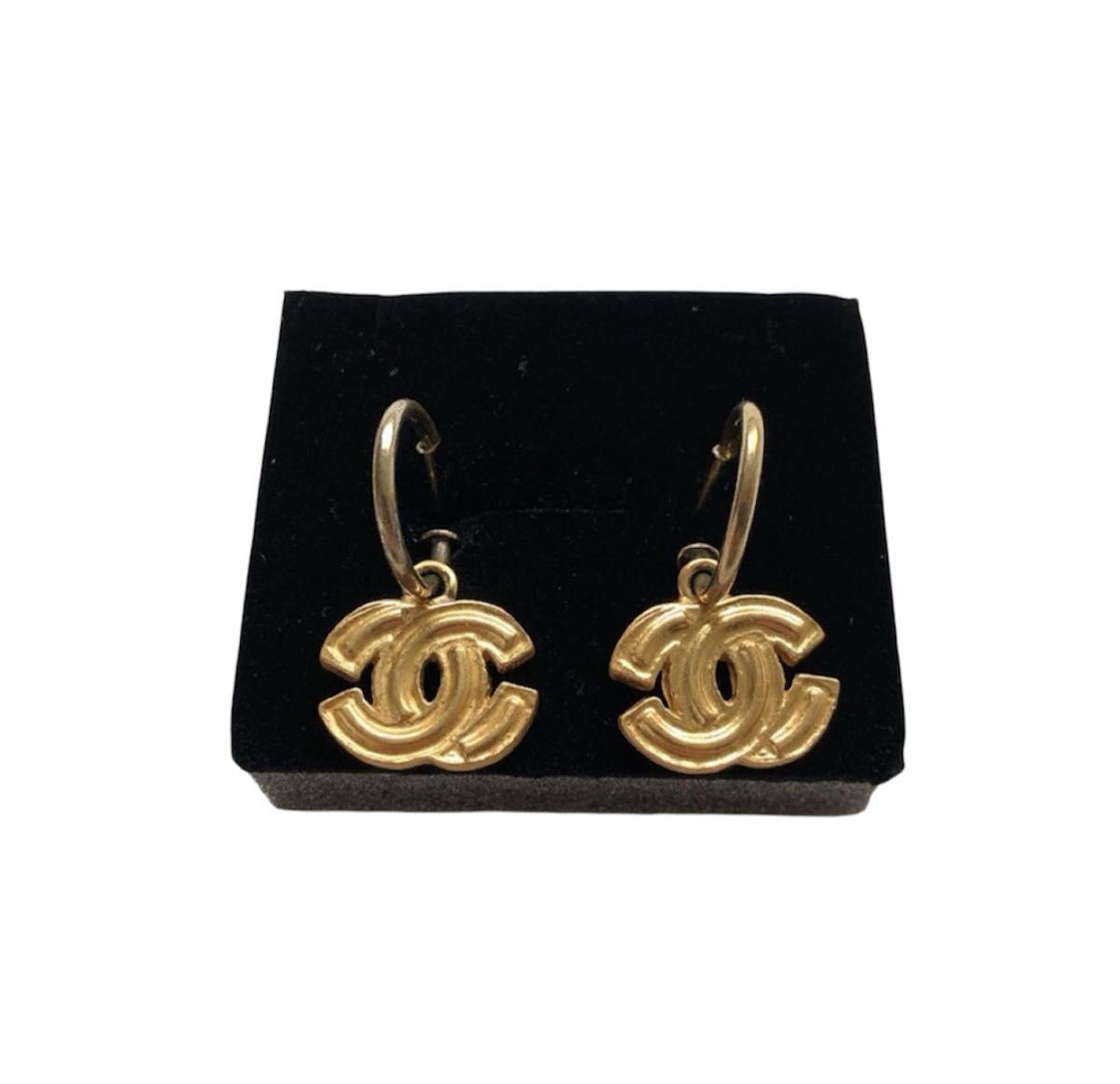 シャネル コイン ヴィンテージ ピアス CHANEL シャネル フープ ココマーク 01 ピアス ヴィンテージ