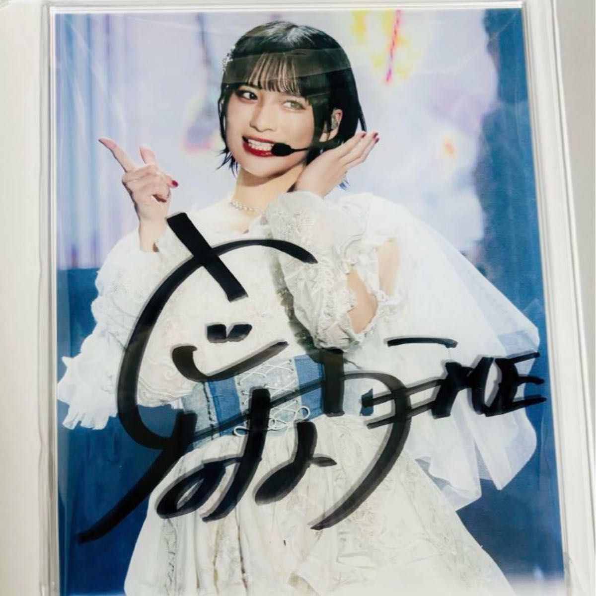 ノイミー 冨田菜々風 ラッフルくじ /直筆アクリルフォトパネル 最終値下げ ノイミー 冨田菜々風 ラッフル 直筆サイン入り