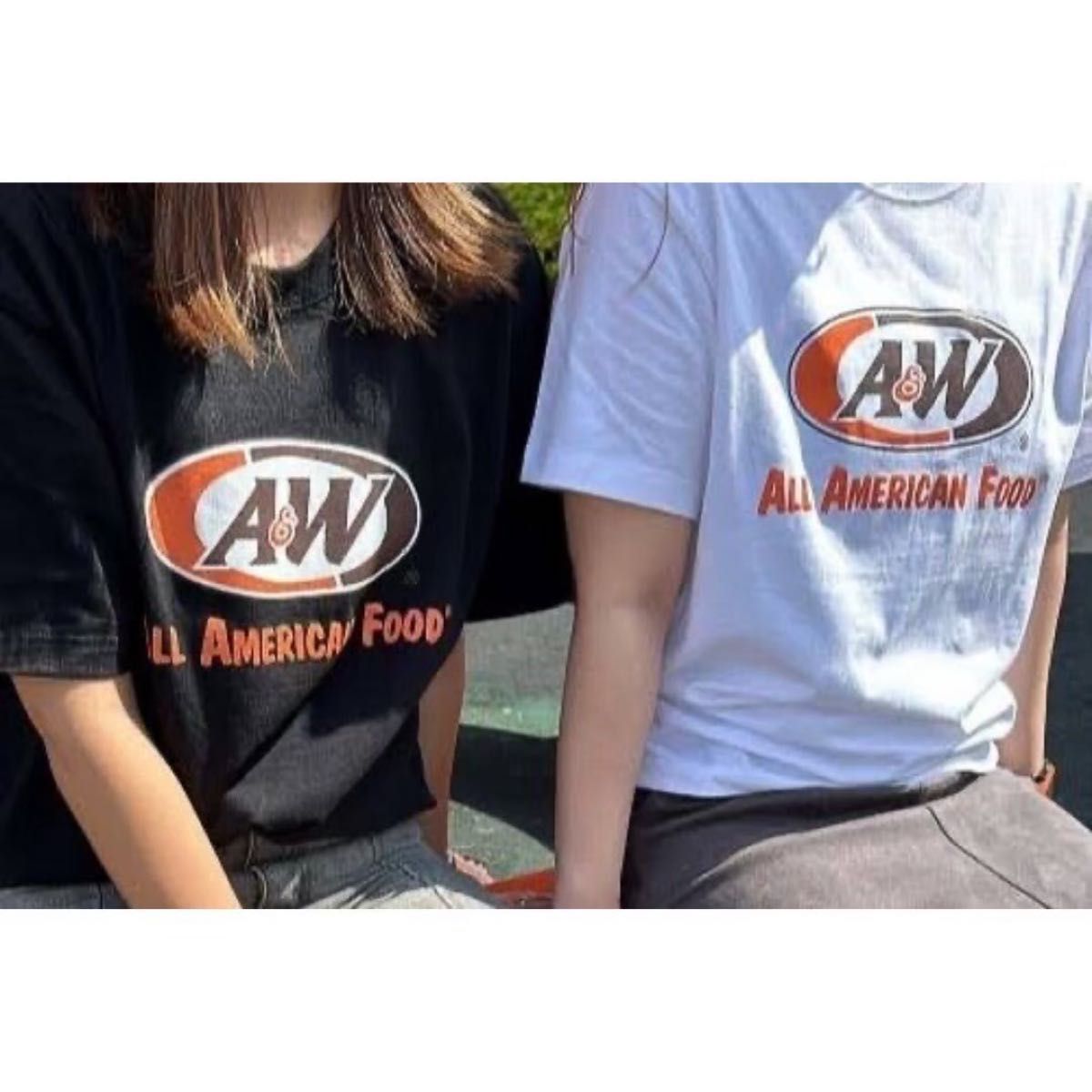 【新品未使用】【沖縄限定】A&W Tシャツ ブラウン Lサイズ 2点セット 新品 正規品 A&W ロゴ Tシャツ ブラウン Lサイズ エンダー A&W