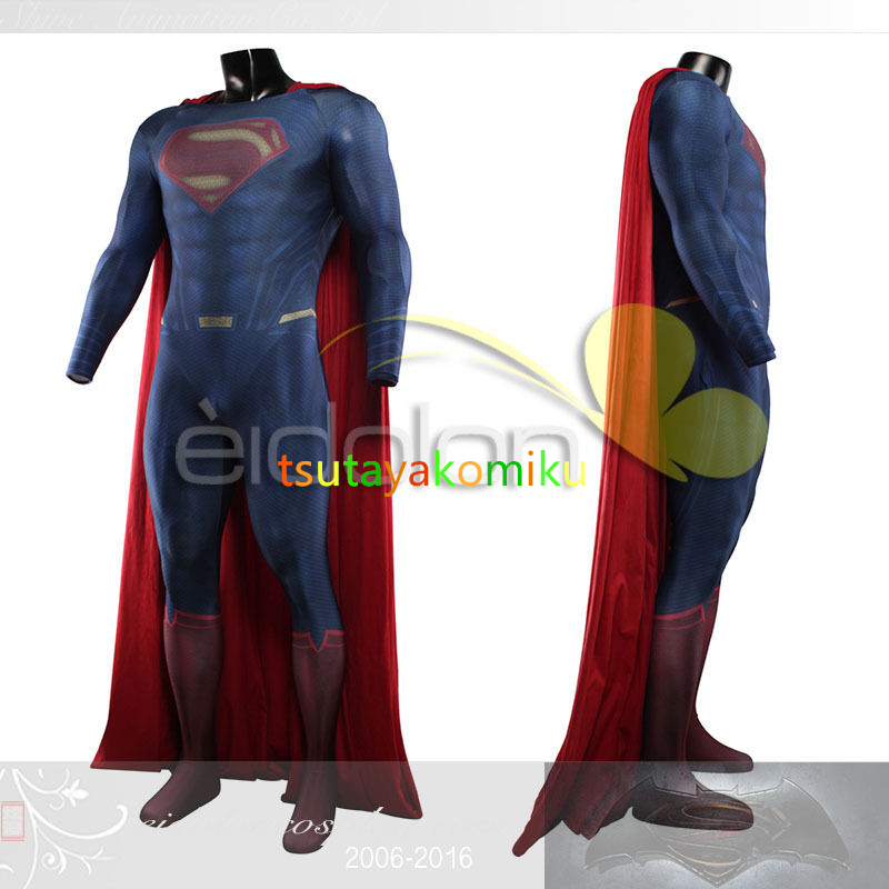  Superman return z Clarke * kent Superman Returns Superman Clark Kent Jump suit costume play clothes 