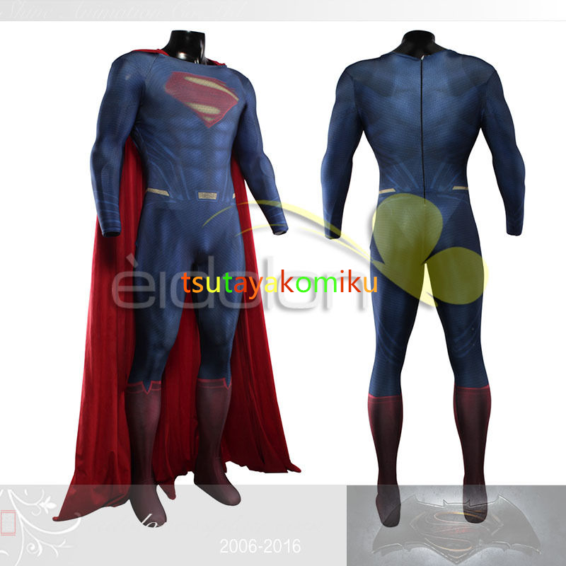  Superman return z Clarke * kent Superman Returns Superman Clark Kent Jump suit costume play clothes 