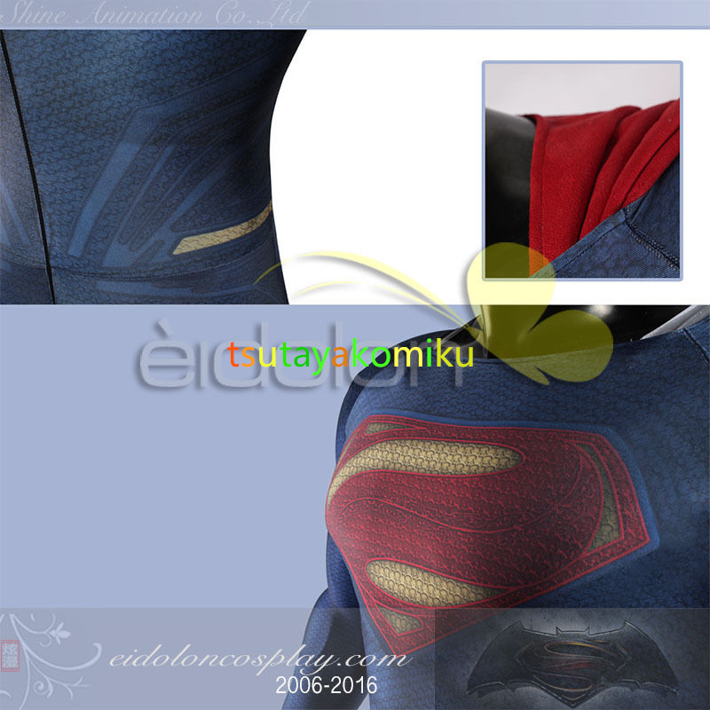  Superman return z Clarke * kent Superman Returns Superman Clark Kent Jump suit costume play clothes 