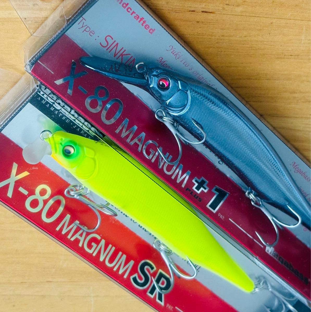 新品2個 メガバス X-80 マグナム+1 UV DEEP BLUE SP-C 限定 / X-80 マグナムSR DO CHART