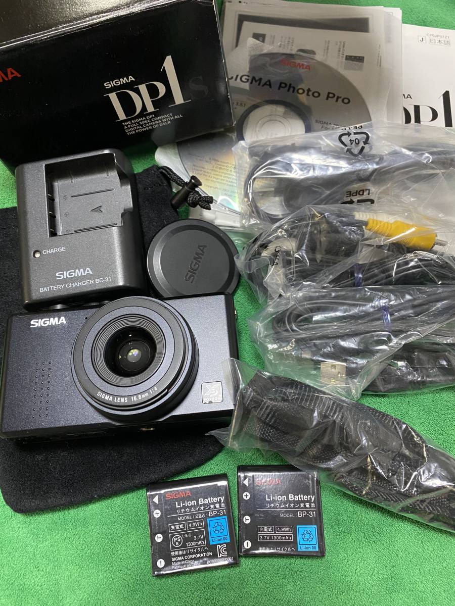  sample photograph equipped |Sigma DP1s superior article operation verification ending beautiful goods original box equipped original battery 2 piece 