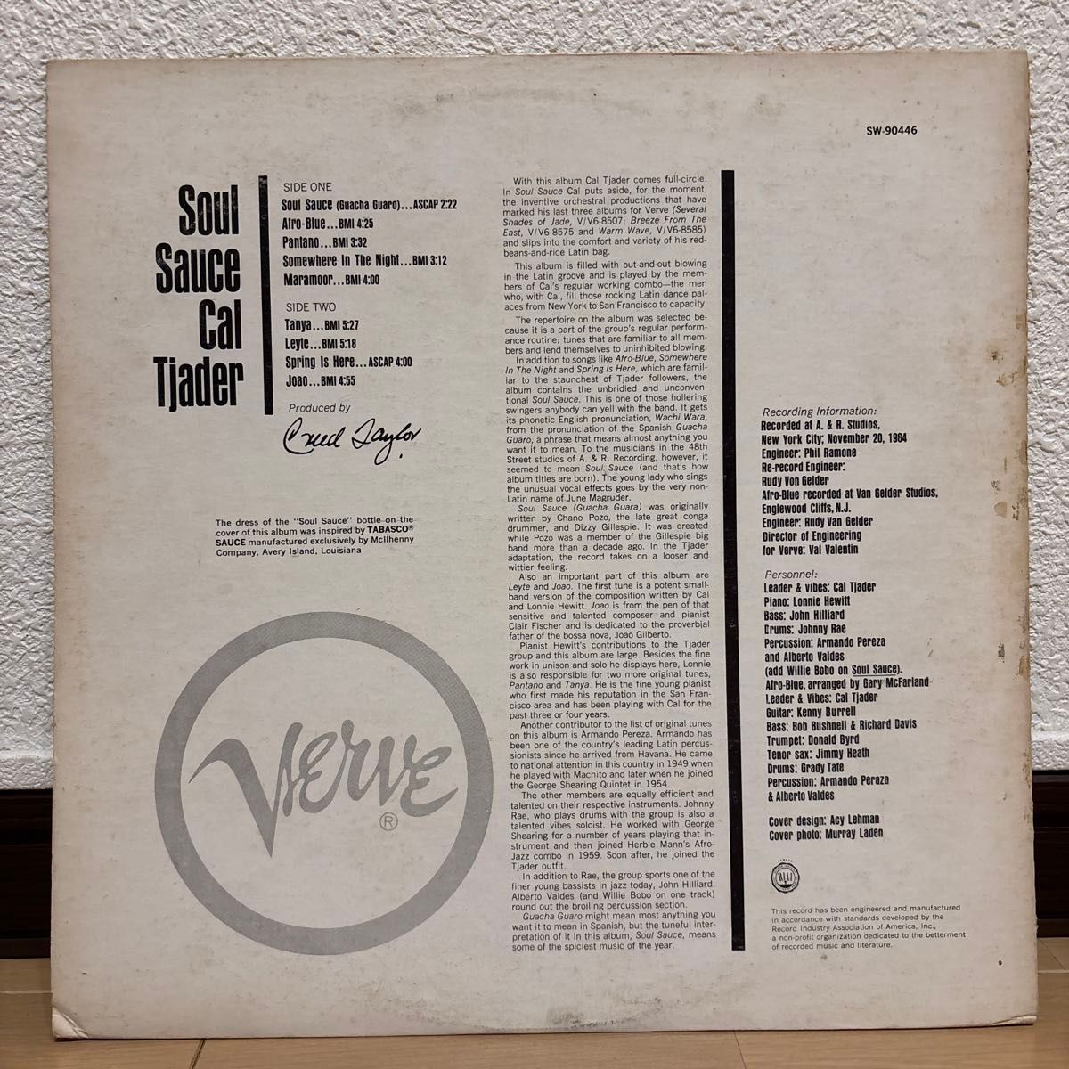 Cal Tjader Soul Sauceラテンジャズ傑作レアUSオリジナル盤 Cal Tjader Soul Sauceラテンジャズ傑作レアUSオリジナル盤