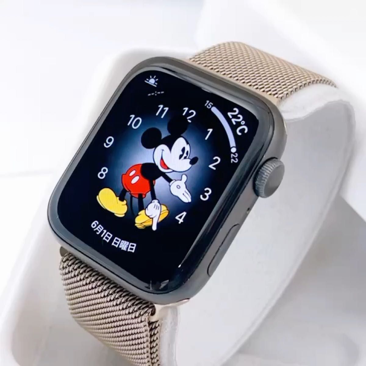 apple watch 本体 アップルウォッチ バッテリー 100% m0603