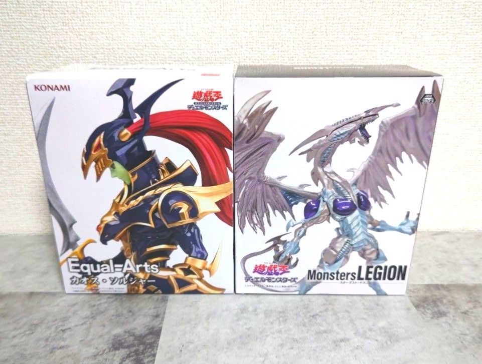 KONAMI カオスソルジャー6体&スターダストドラゴン2点セット バンダイ 遊戯王 カオス・ソルジャー スターダスト・ドラゴン 2個セット