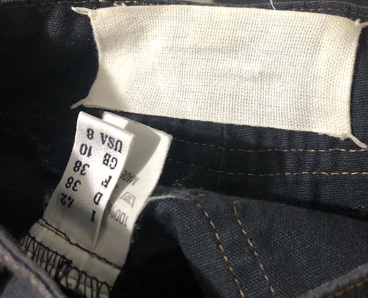 MARTIN MARGIELA ARTISANAL RECONSTRUCTED DENIM PANTS マルジェラ アーティザナル フランス製 デニム パンツ_画像9