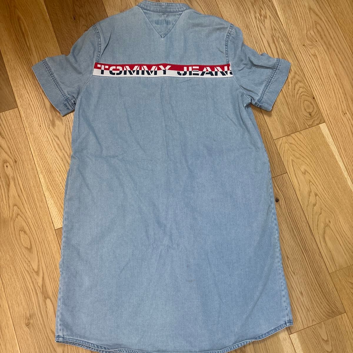 JEANS トミージーンズ ロゴ デニム シャツワンピース Tommy Jeans デニムシャツワンピース M|Yahoo!フリマ(旧PayPay