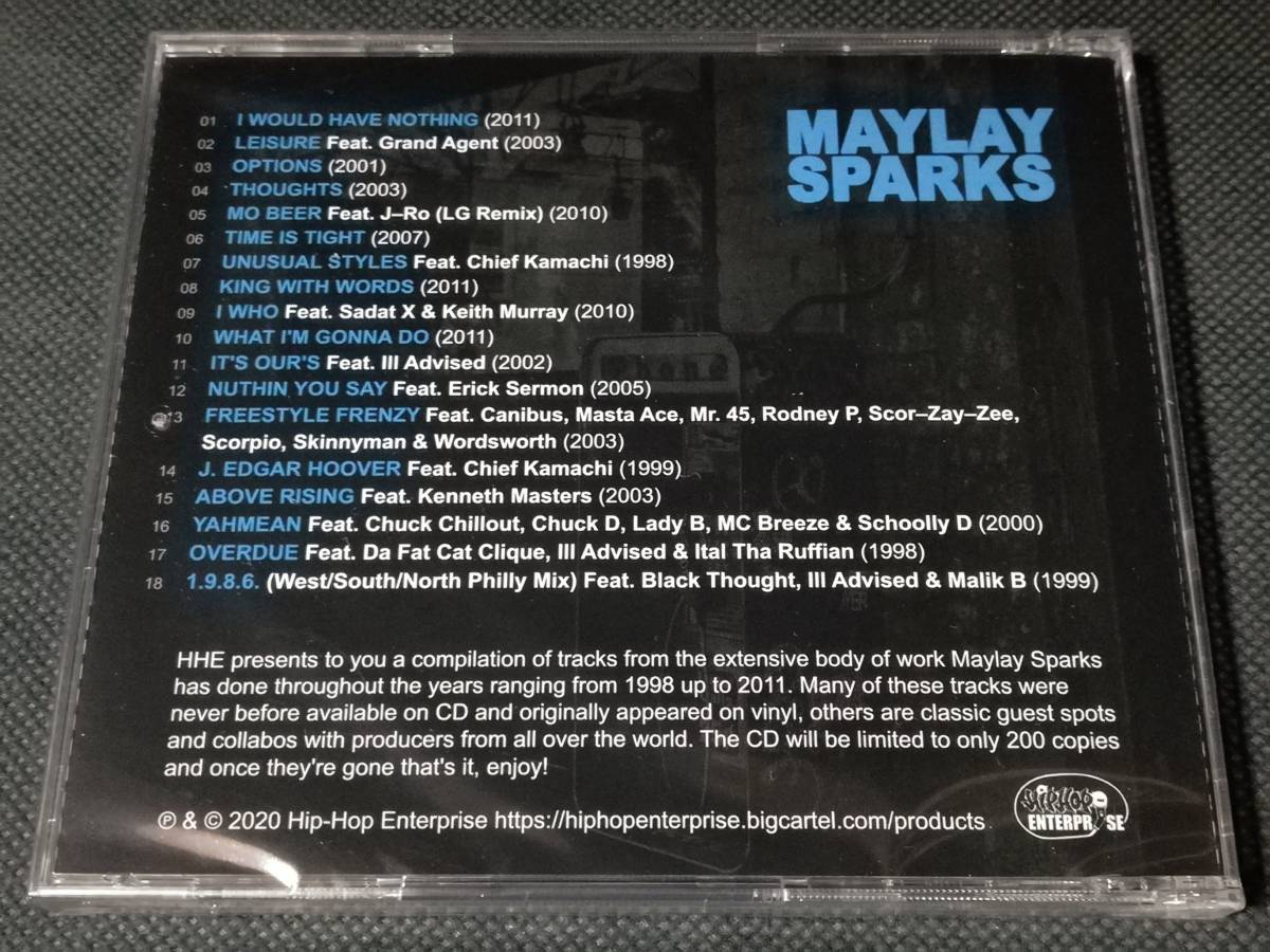 Maylay Sparks /Guest Spots, Rarities & B-Sides【Rahsheed,Ill Advised,Masta Ace_画像2