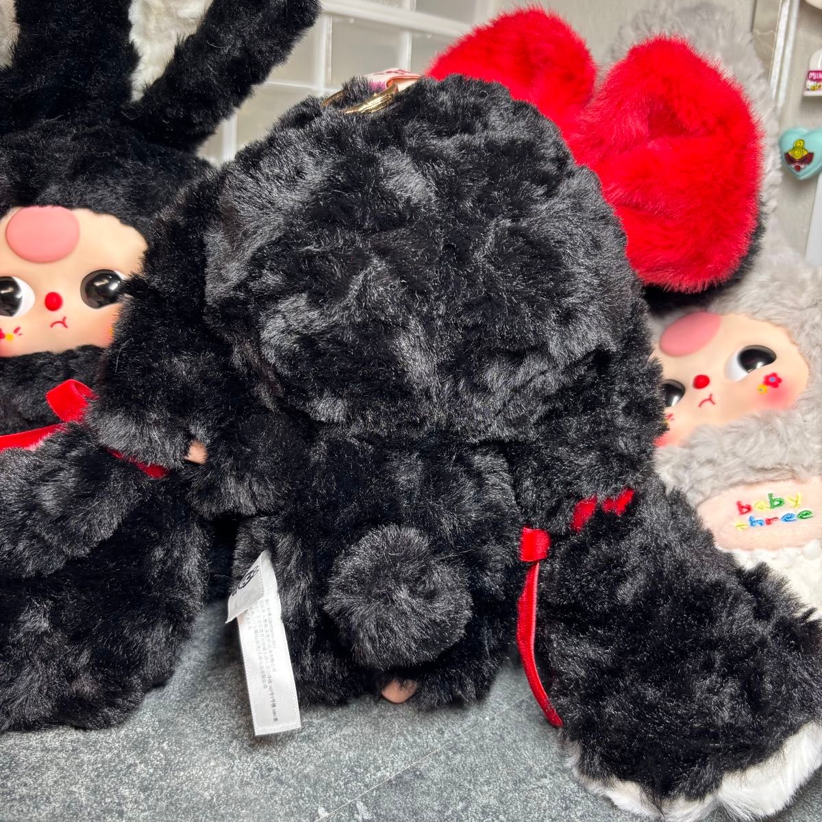 babythree 動物顔だけシリーズ シークレット うさぎ キラ目 全セット 公式】Babythree ベイビースリー 垂れ耳うさぎ 特別キラ目ばぶ