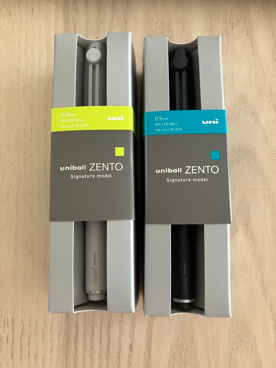 ZENTO Signature model ブラック シルバー 2本セット ZENTO シグニチャーモデル 2本セット メタリックブラック