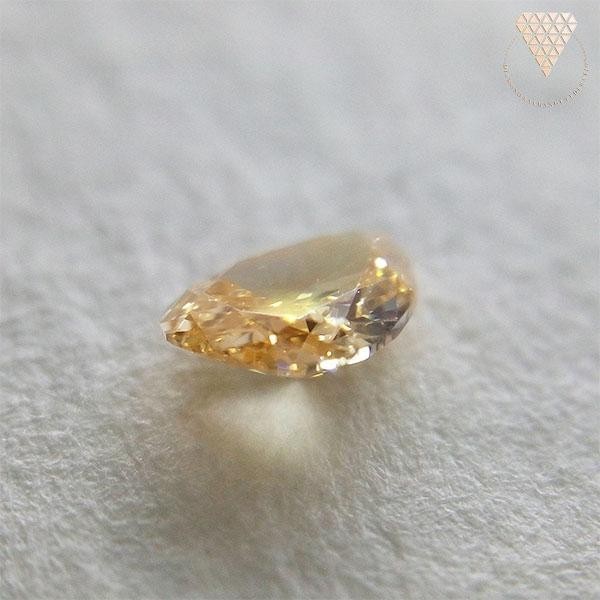 お礼や感謝伝えるプチギフト Fancy ct 0.103 Intense ダイヤモンド CGL SI2 Yellow Orange ダイヤモンド