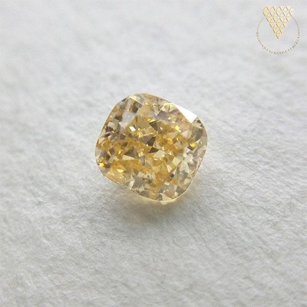 0.259 ct Fancy Orangy Yellow SI2 CGL ダイヤモンド ルース DIAMOND EXCHANGE FEDERATION