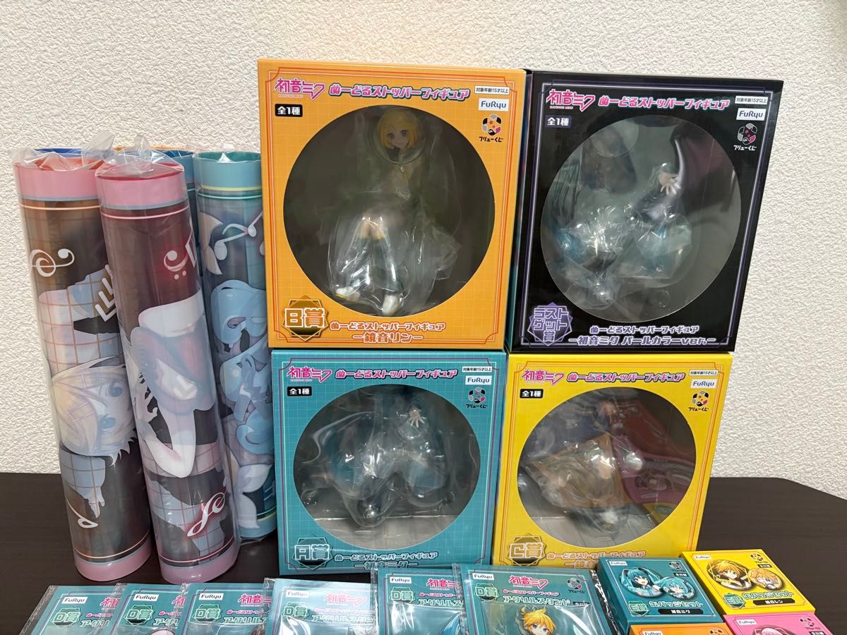初音ミク　フリューくじ　ぬーどるストッパーフィギュア　コンプリートセット