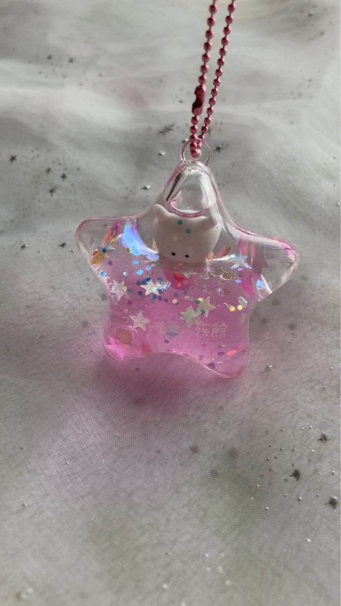 つぶらな瞳の水族館 ゆらぷか マスコット クリオネ ウォーターインキーホルダー オイルインチャーム アクアリウム ストラップ