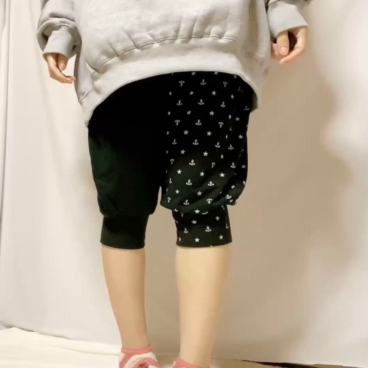 サルエルパンツ バルーンパンツ M