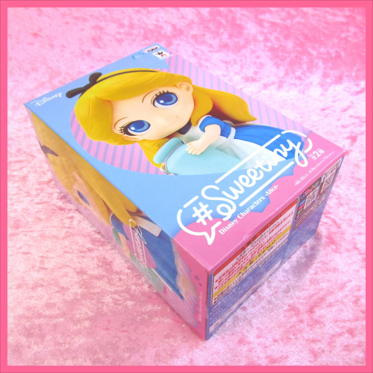 ディズニー Qposket #Sweetiny Disney Characters ★ Alice アリス 約10cm ★ A.ノーマルカラーver. ／ 1点 未開封品_画像6