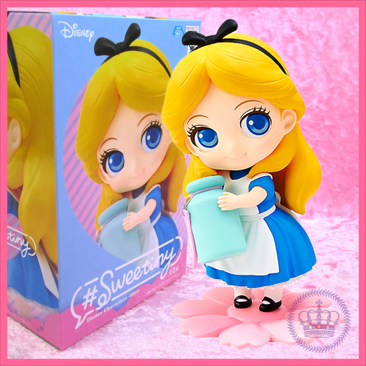 ディズニー Qposket #Sweetiny Disney Characters ★ Alice アリス 約10cm ★ A.ノーマルカラーver. ／ 1点 未開封品_画像1