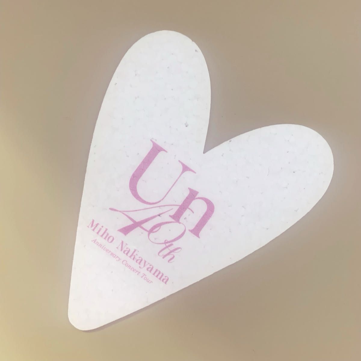 中山美穂 40th Anniversary Concert 演出グッズ 羽 非売品 中山美穂 40th LIVE 演出グッズ ハート形羽|Yahoo