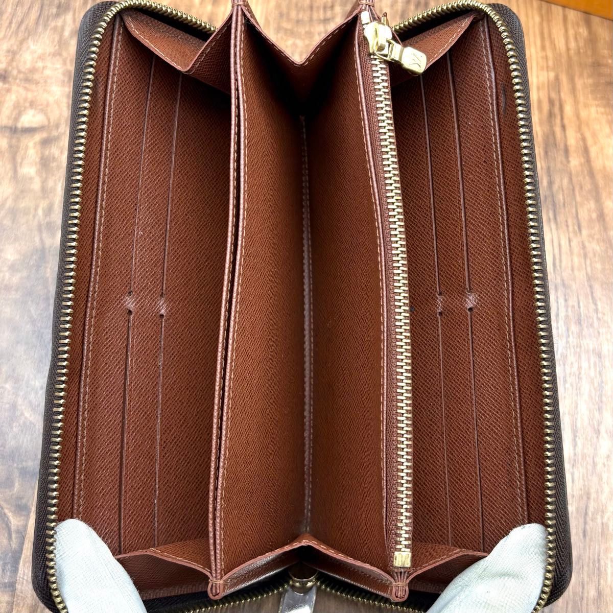 極美品 ルイヴィトン モノグラム ジッピーウォレット 長財布