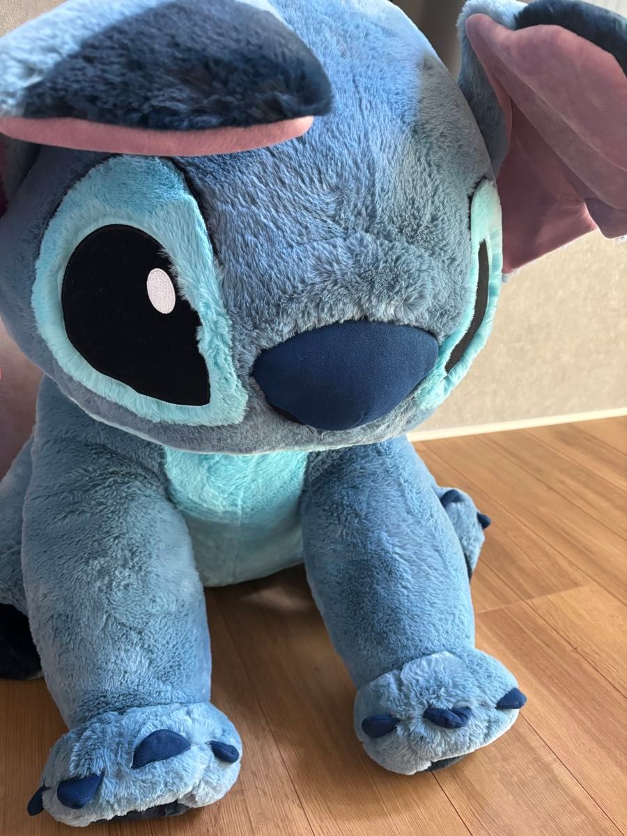 コストコ スティッチ 特大 ぬいぐるみ ブランケット入 ディズニー Disney コストコ スティッチ 特大 ぬいぐるみ ブランケット入