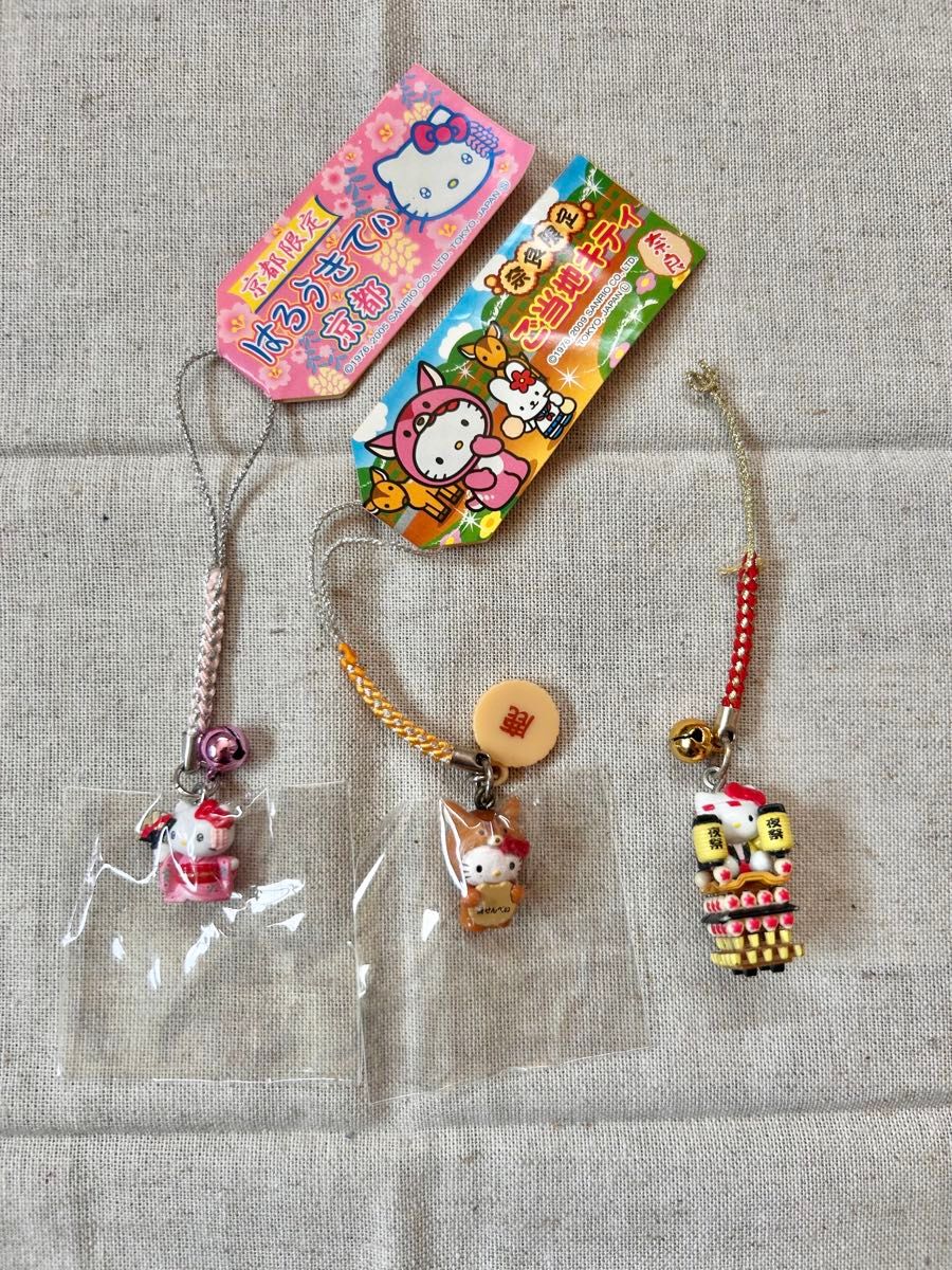未使用あり】ご当地キティ ストラップ 3個セット｜Yahoo!フリマ