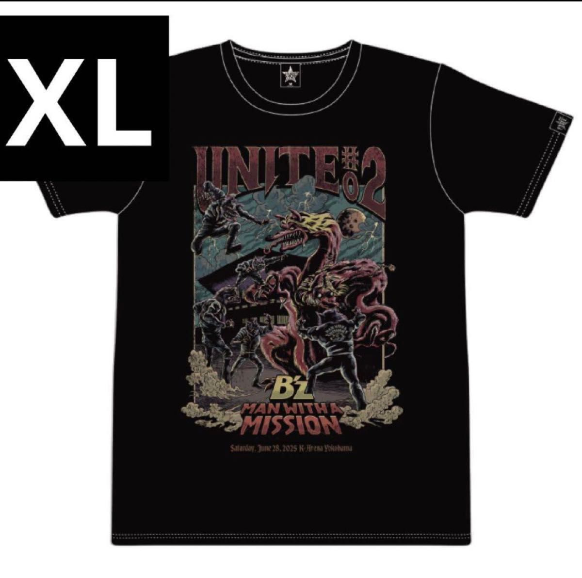 B'z MAN WITH A MISSION UNITE02 コラボTシャツ B'z UNITE#02 コラボTシャツ MWAM XL|Yahoo!フリマ(旧PayPay