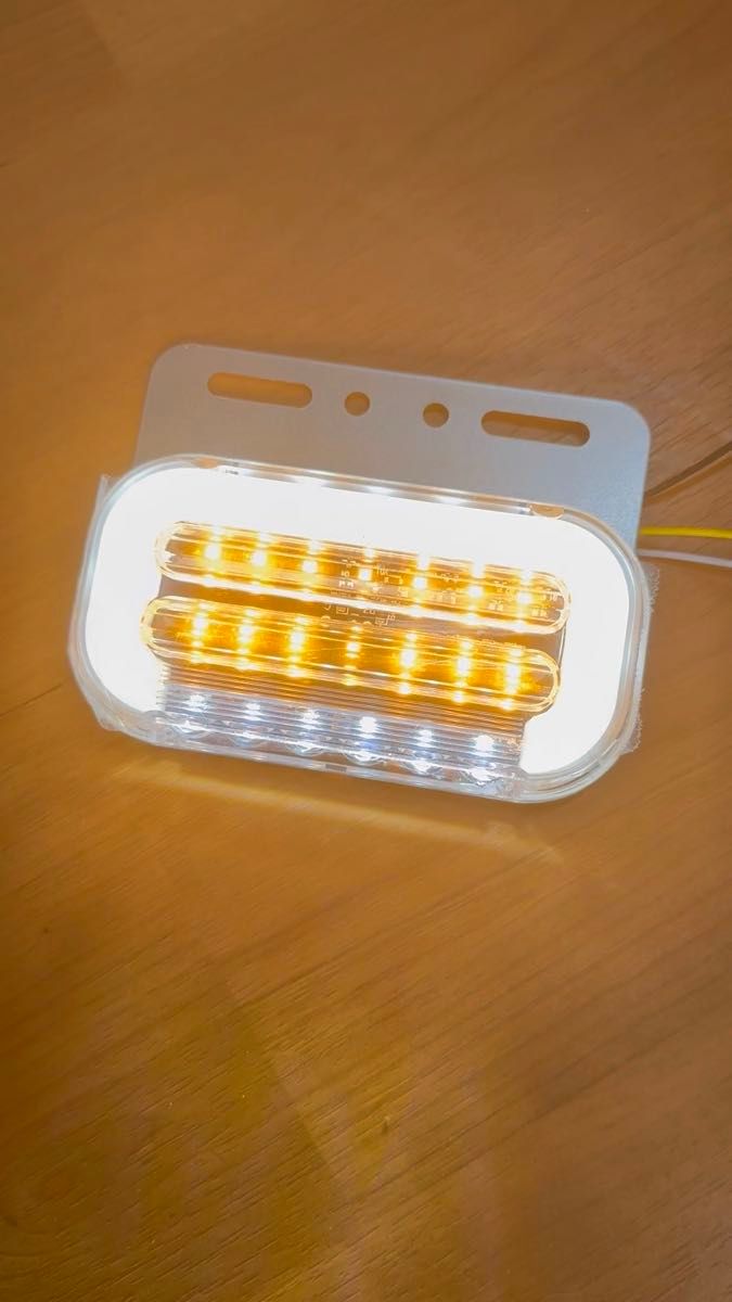 新製品!トラック用サイドマーカー LED ウインカー連動 アンダースポット 流星 12V用 10個限り