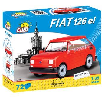COBI block * 1/35 scale automobile * Fiat 126 el / Fiat 126 el * new goods / unopened * EU made 