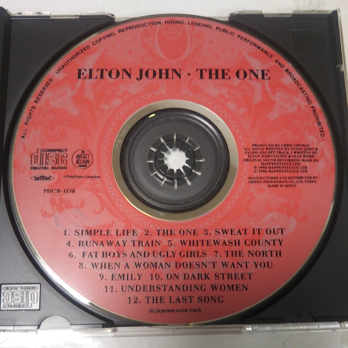 値下げ！送料込！エルトン・ジョン／ザ・ワン(Elton John)