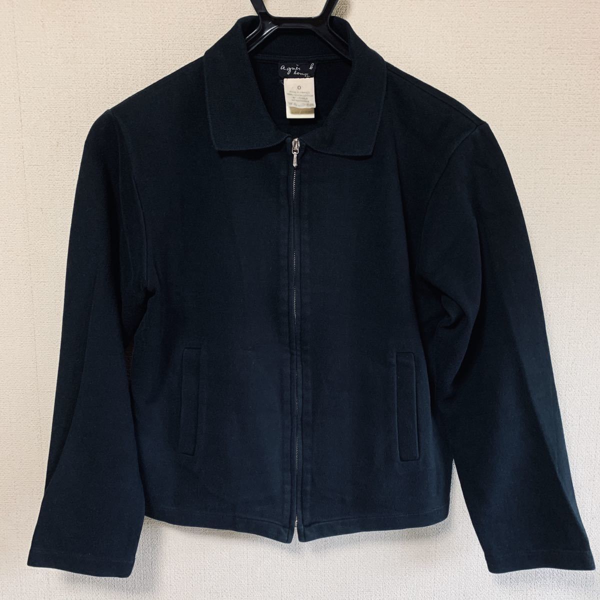 agnes b homme アニエスベーオム ブルゾン カットソー ブラック