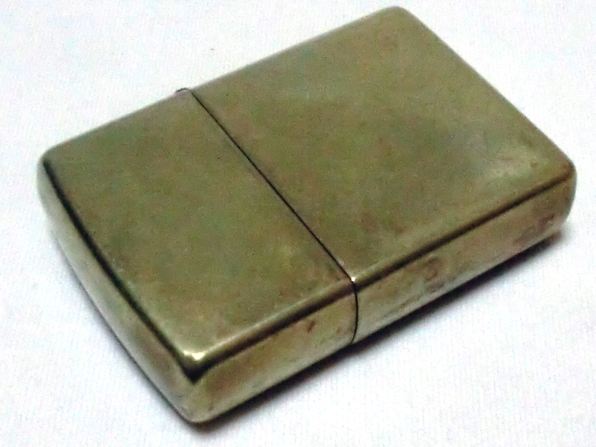 ♪2011年製 ZIPPO JACK DANIEL'S SOLID BRASS METAL ジッポー ジャックダニエルズ ソリッドブラス メタル張り♪_画像2