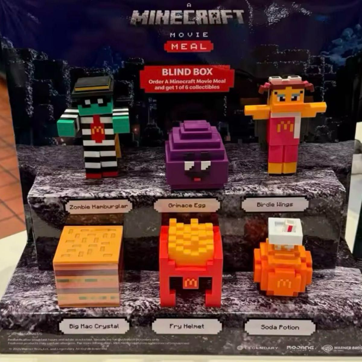 【新品未開封】 マクドナルド マインクラフト コラボ フィギュア コンプリート 新品未開封 マクドナルド マインクラフト コラボ フィギュア