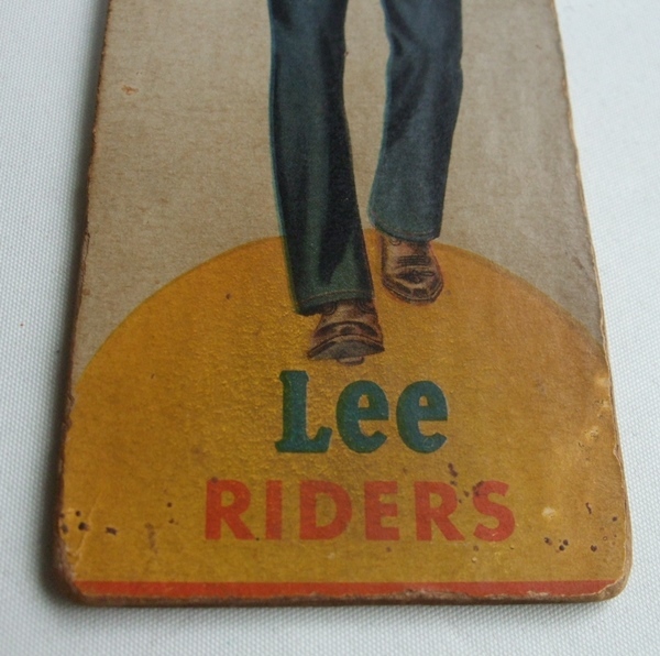 VINTAGE Lee RIDERS リー 看板・サイン ビンテージ 当時物 ヴィンテージデニム アメリカ古着 Lee Cowboy 101 バナー_画像8