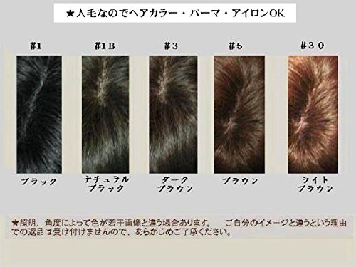 ( бесплатная доставка ) человек шерсть 100% часть парик S-type 25cm натуральный черный ( парик специализированный магазин . безопасность ) верх деталь волосы деталь нагружать . незначительный шерсть белый ..