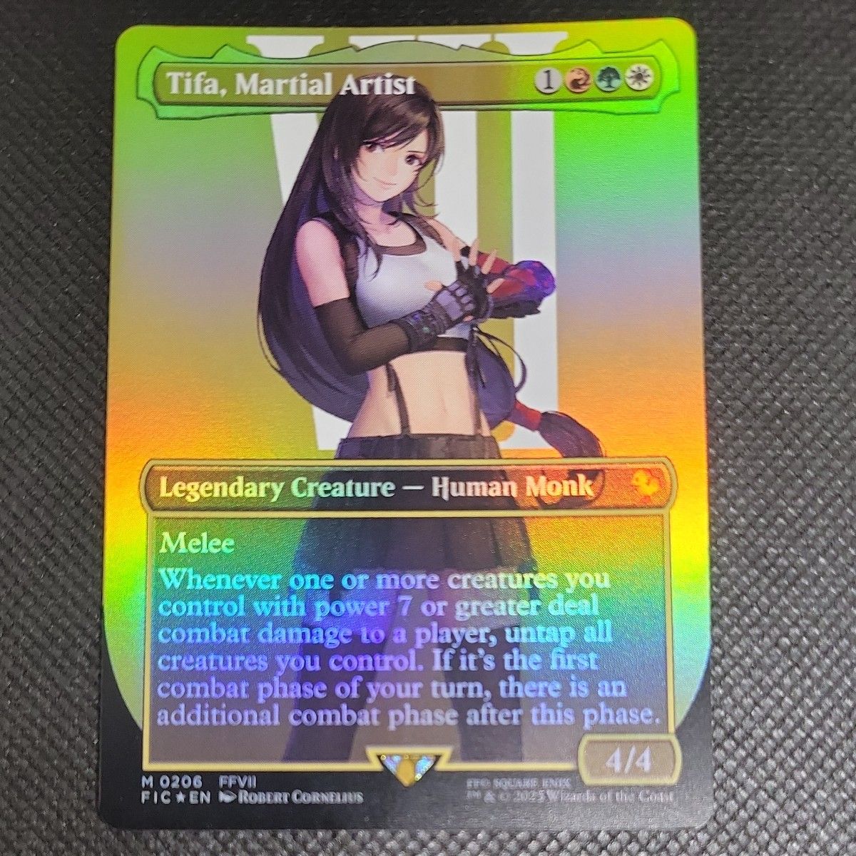 格闘家、ティファ 英語 foil MTG 格闘家 ティファ 英語 アーティストボーダーレス FOIL