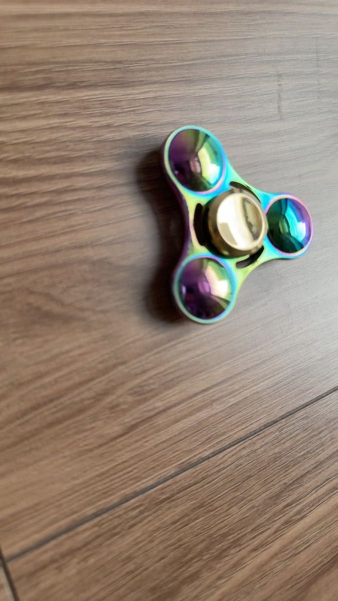 ハンドスピナー レインボーカラー