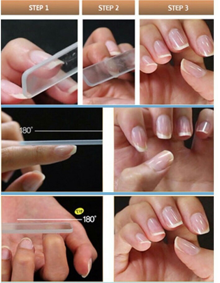 【ケース傷あり】ガラス製　爪磨き　ネイルケア　爪やすり