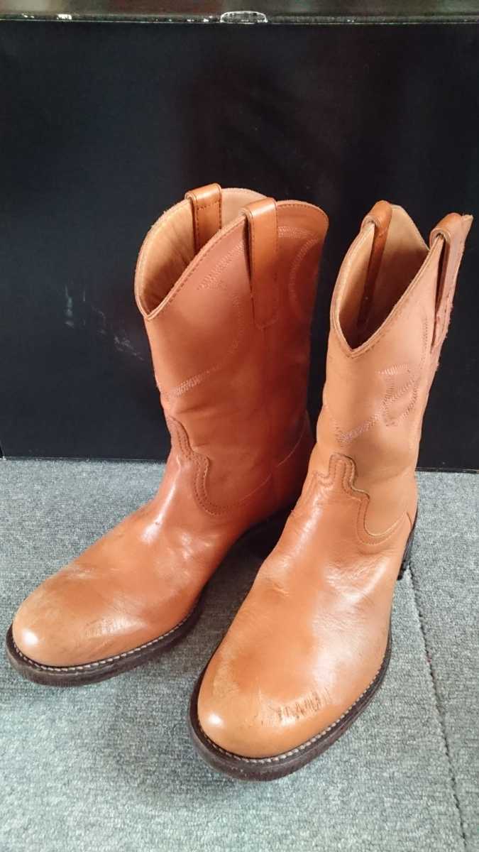 定番入荷 希少 NUMBER (N)INE 03ss カート期 ハート涙ウエスタンブーツ