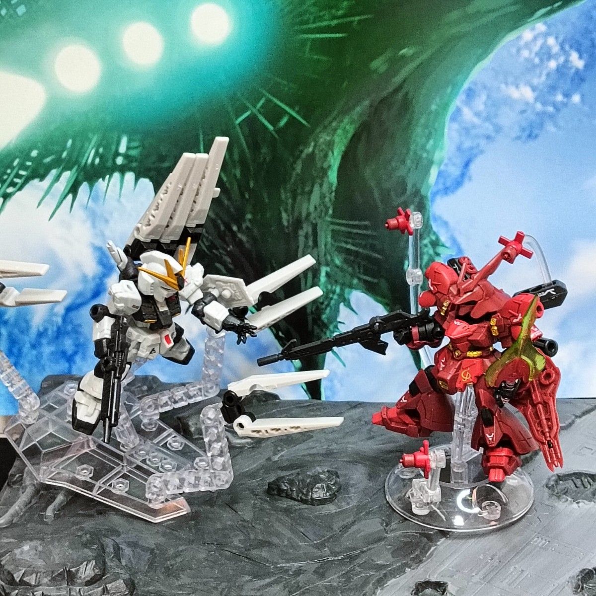 モビルスーツアンサンブル νガンダム サザビー マーキングプラス セット モビルスーツアンサンブル νガンダム サザビー マーキングプラス