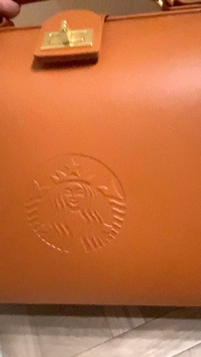 マイカスタマイズジャーニーセット2wayレザー スターバックス STARBUCKS ショルダーバッグ レザー ブラウン