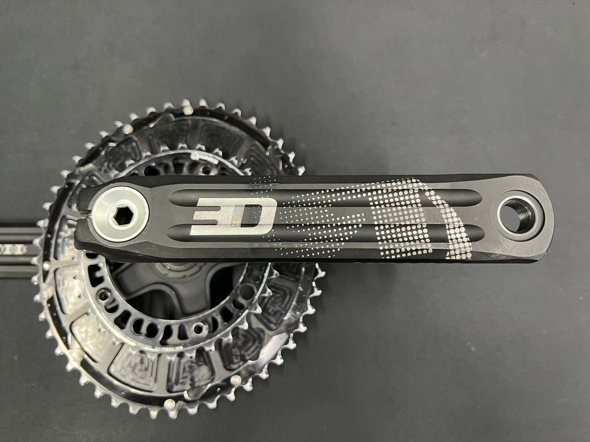ローター ROTOR 3D 24 QRINGS クランク50-34T 170mm ローター ROTOR 3D24 Q-RINGS クランクセット 170mm 楕円 50/34T